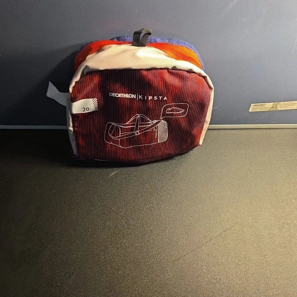 20L Red Travel Duffel Soccer Bag Transform From Small To Big